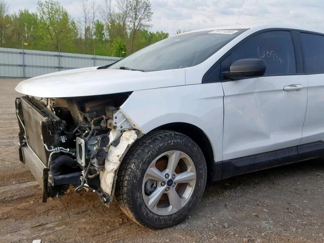 2FMTK3G99FBC02870 - 2015 FORD EDGE SE WHITE photo 9