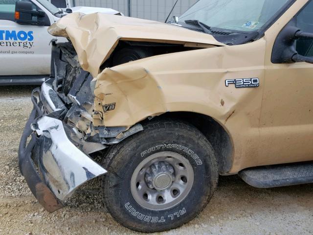 1FDSF34F4XEB00604 - 1999 FORD F350 SRW S TAN photo 9