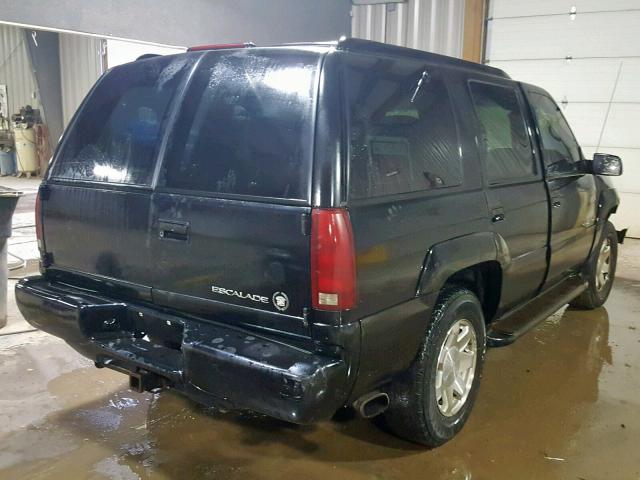 1GYEK13R1YR143962 - 2000 CADILLAC ESCALADE BLACK photo 4