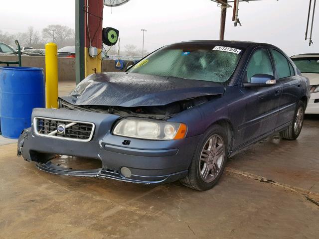 YV1RS592382684894 - 2008 VOLVO S60 2.5T BLUE photo 2