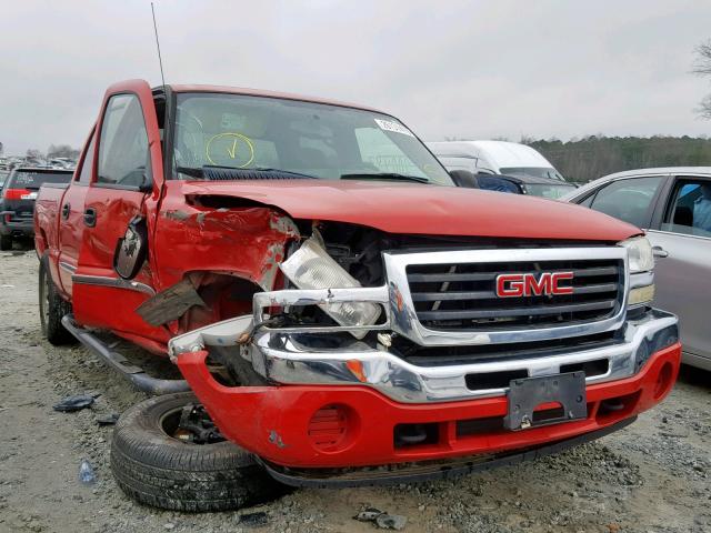 2GTEC13V361307346 - 2006 GMC NEW SIERRA RED photo 1