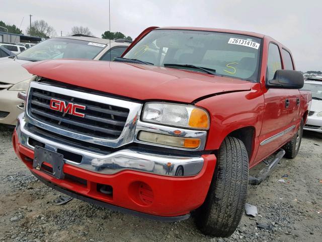 2GTEC13V361307346 - 2006 GMC NEW SIERRA RED photo 2