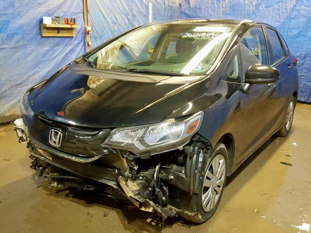 JHMGK5H5XHS023998 - 2017 HONDA FIT LX BLACK photo 2