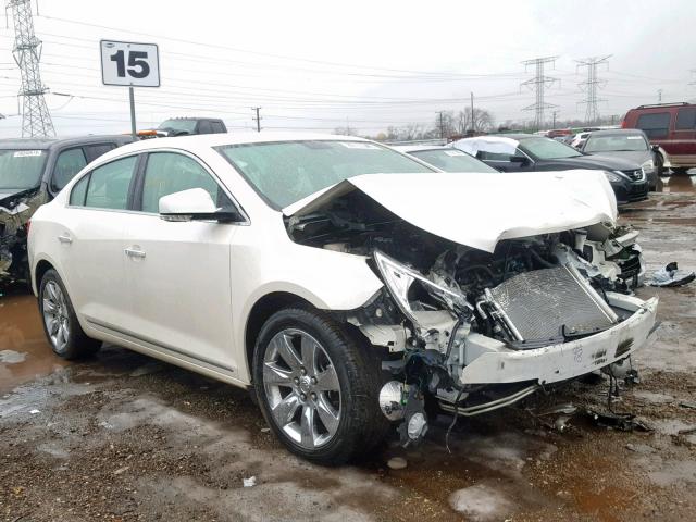 1G4GC5EG5AF180479 - 2010 BUICK LACROSSE C WHITE photo 1