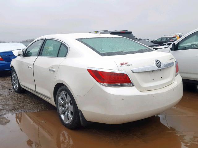 1G4GC5EG5AF180479 - 2010 BUICK LACROSSE C WHITE photo 3