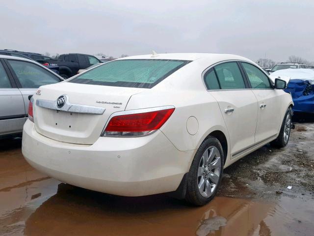 1G4GC5EG5AF180479 - 2010 BUICK LACROSSE C WHITE photo 4