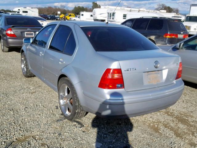 3VWSP69M62M086618 - 2002 VOLKSWAGEN JETTA GLS SILVER photo 3