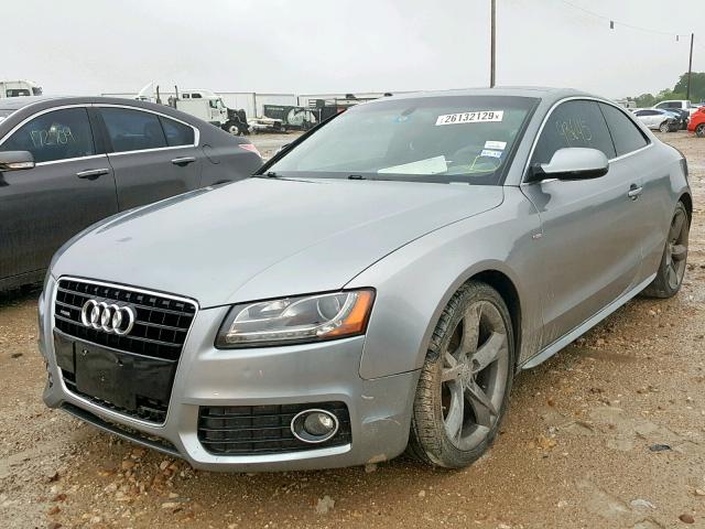 WAUWKAFRXAA058898 - 2010 AUDI A5 PRESTIG GRAY photo 2