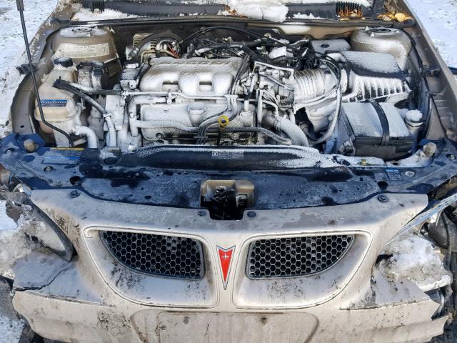 1G2NE52E15M182213 - 2005 PONTIAC GRAND AM S GOLD photo 7