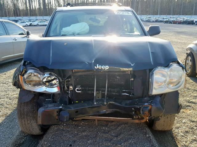 1J8GR48K08C144653 - 2008 JEEP GRAND CHER BLACK photo 9