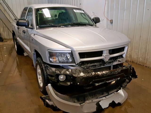 1D3HW38P59S783507 - 2009 DODGE DAKOTA SXT SILVER photo 1