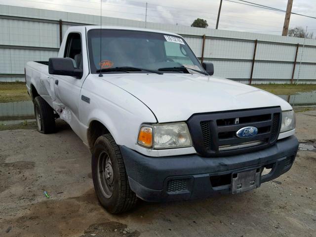 1FTYR10U86PA49299 - 2006 FORD RANGER WHITE photo 1