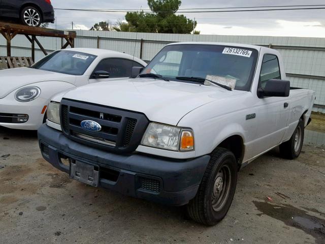 1FTYR10U86PA49299 - 2006 FORD RANGER WHITE photo 2