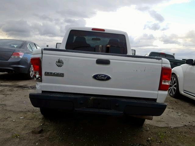 1FTYR10U86PA49299 - 2006 FORD RANGER WHITE photo 6