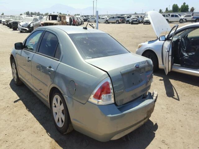 3FAHP06Z48R180895 - 2008 FORD FUSION S GREEN photo 3