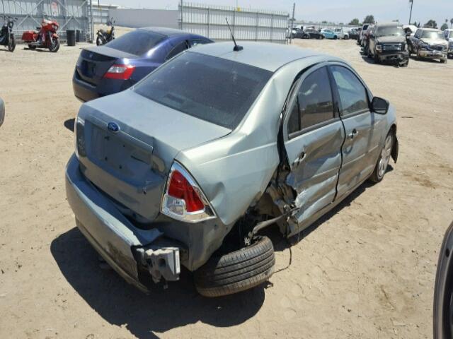 3FAHP06Z48R180895 - 2008 FORD FUSION S GREEN photo 4