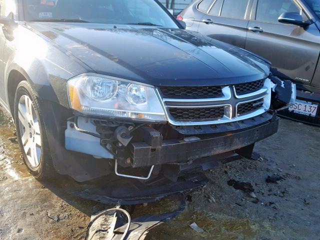 1B3BD4FB4BN524921 - 2011 DODGE AVENGER EX BLACK photo 9