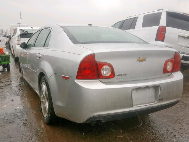 1G1ZB5EB0A4114883 - 2010 CHEVROLET MALIBU LS SILVER photo 3