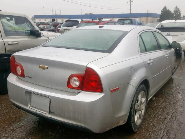 1G1ZB5EB0A4114883 - 2010 CHEVROLET MALIBU LS SILVER photo 4