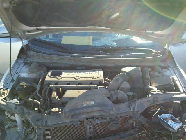 KNAFU4A22C5499586 - 2012 KIA FORTE EX SILVER photo 7