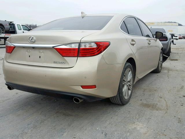 JTHBK1GGXF2152262 - 2015 LEXUS ES 350 TAN photo 4