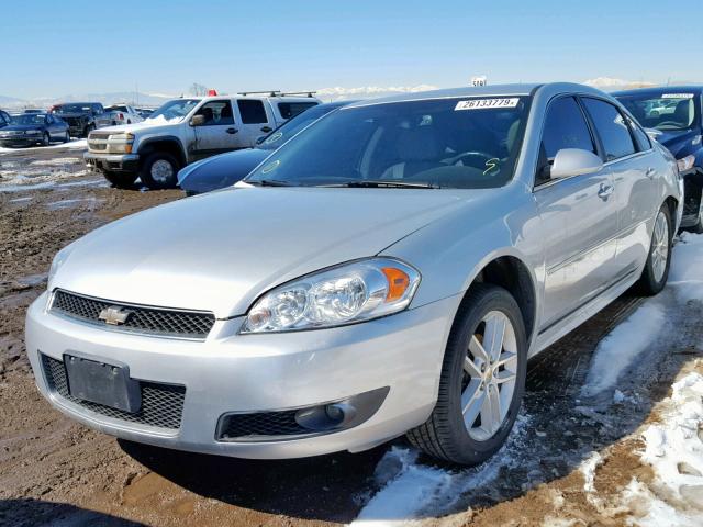 2G1WC5E34C1100461 - 2012 CHEVROLET IMPALA LTZ SILVER photo 2