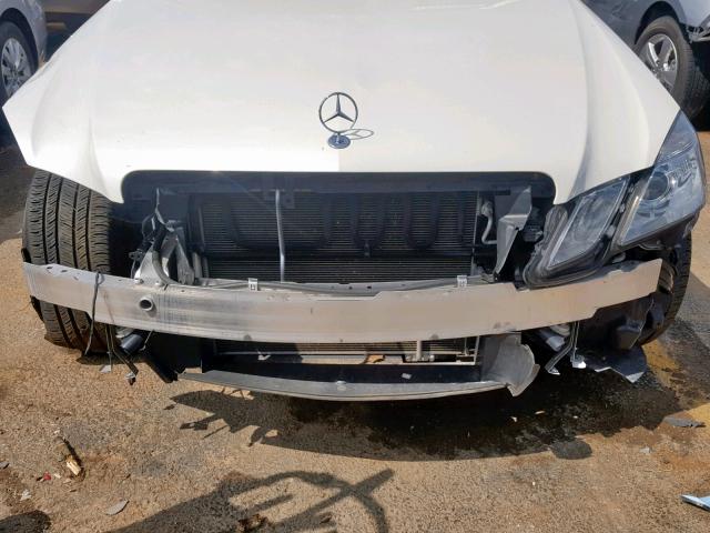 WDDHF5GB4BA462599 - 2011 MERCEDES-BENZ E 350 WHITE photo 9