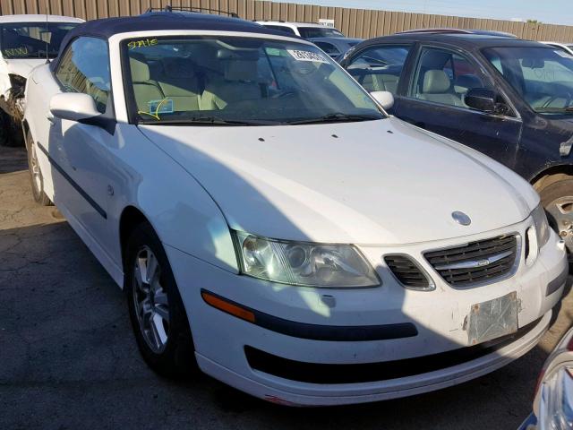 YS3FD79Y176003540 - 2007 SAAB 9-3 2.0T WHITE photo 1