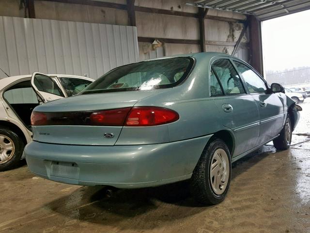 1FAFP13P3XW110784 - 1999 FORD ESCORT SE TEAL photo 4