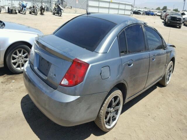1G8AZ55F77Z153060 - 2007 SATURN ION LEVEL GRAY photo 4
