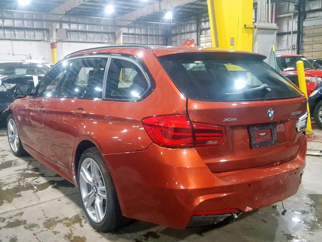 WBA8J1C5XJA019127 - 2018 BMW 328 D ORANGE photo 3