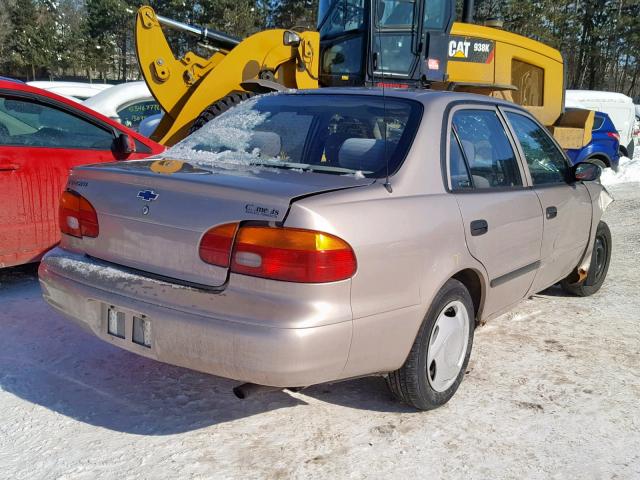 1Y1SK52851Z445488 - 2001 CHEVROLET GEO PRIZM TAN photo 4