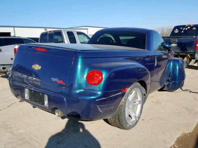 1GCES14HX6B122609 - 2006 CHEVROLET SSR 绿色 照片 4