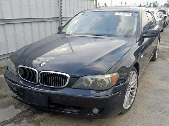 WBAHL83568DT11272 - 2008 BMW 750 I BLACK photo 2