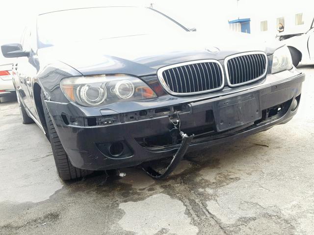 WBAHL83568DT11272 - 2008 BMW 750 I BLACK photo 9