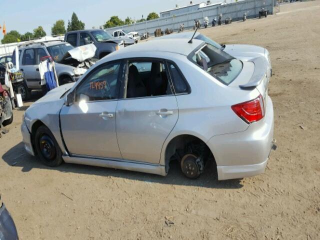 JF1GE766X9G516414 - 2009 SUBARU IMPREZA WR SILVER photo 9