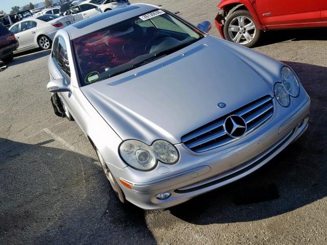 WDBTJ65J65F138353 - 2005 MERCEDES-BENZ CLK 320C SILVER photo 1