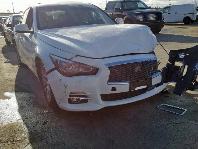 JN1BV7AP3FM357546 - 2015 INFINITI Q50 BASE WHITE photo 1