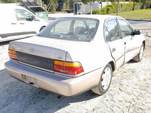 1NXAE09E3PZ104663 - 1993 TOYOTA COROLLA LE TAN photo 4