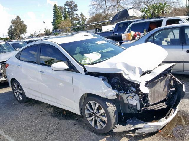 KMHCT4AE5HU360936 - 2017 HYUNDAI ACCENT SE WHITE photo 1