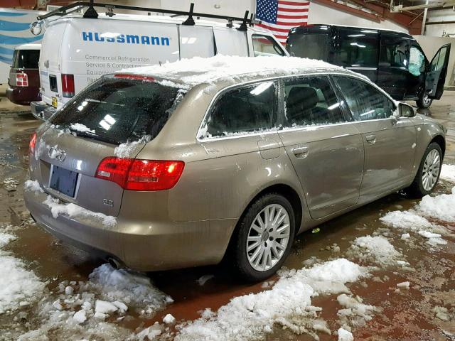 WAUKH74FX6N088962 - 2006 AUDI A6 AVANT Q TAN photo 4