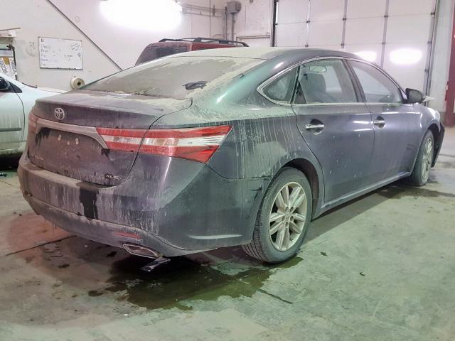 4T1BK1EBXDU022195 - 2013 TOYOTA AVALON BAS GRAY photo 4