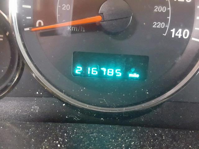 1J8HG48N66C280397 - 2006 JEEP COMMANDER RED photo 8