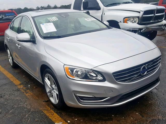 YV140MFK4F1347152 - 2015 VOLVO S60 PREMIE SILVER photo 1