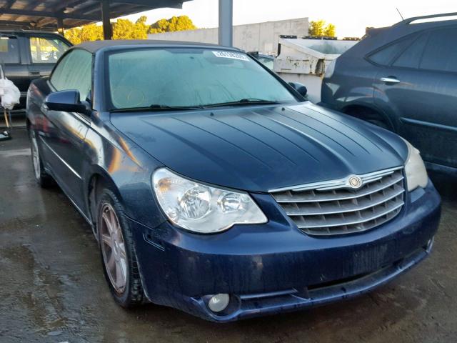 1C3LC55R38N157095 - 2008 CHRYSLER SEBRING TO BLUE photo 1