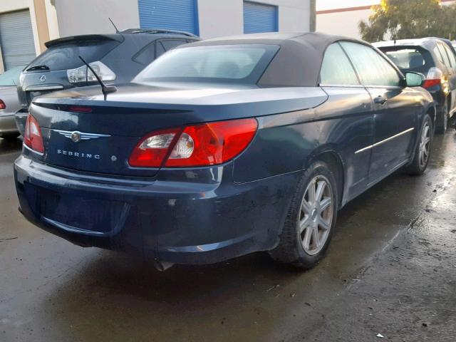 1C3LC55R38N157095 - 2008 CHRYSLER SEBRING TO BLUE photo 4