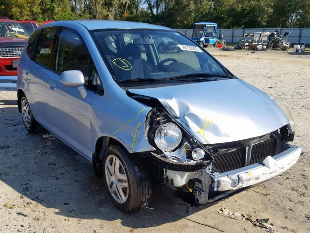 JHMGD38448S005437 - 2008 HONDA FIT BLUE photo 1