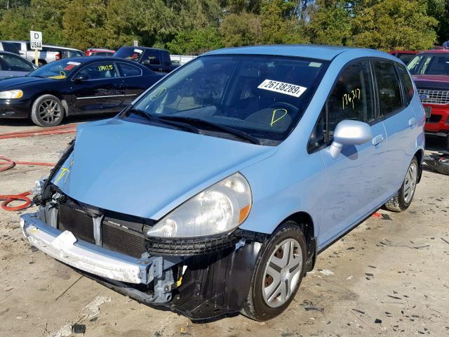 JHMGD38448S005437 - 2008 HONDA FIT BLUE photo 2