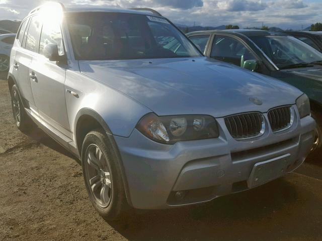 WBXPA93486WG75816 - 2006 BMW X3 3.0I SILVER photo 1