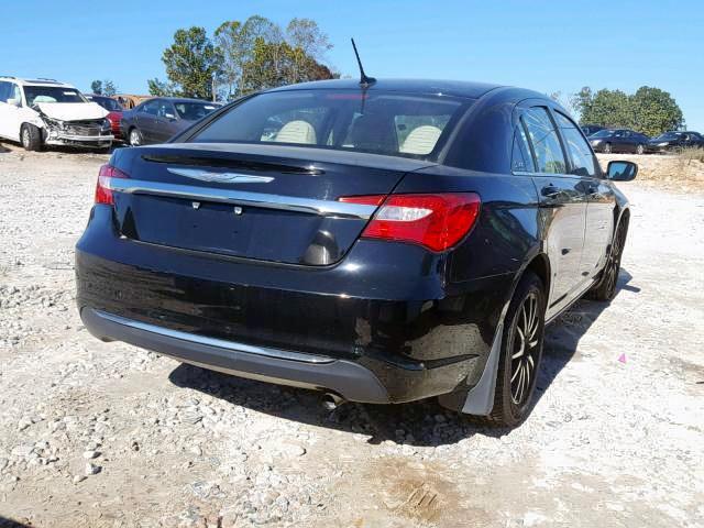 1C3CCBAB3DN597013 - 2013 CHRYSLER 200 LX BLACK photo 4